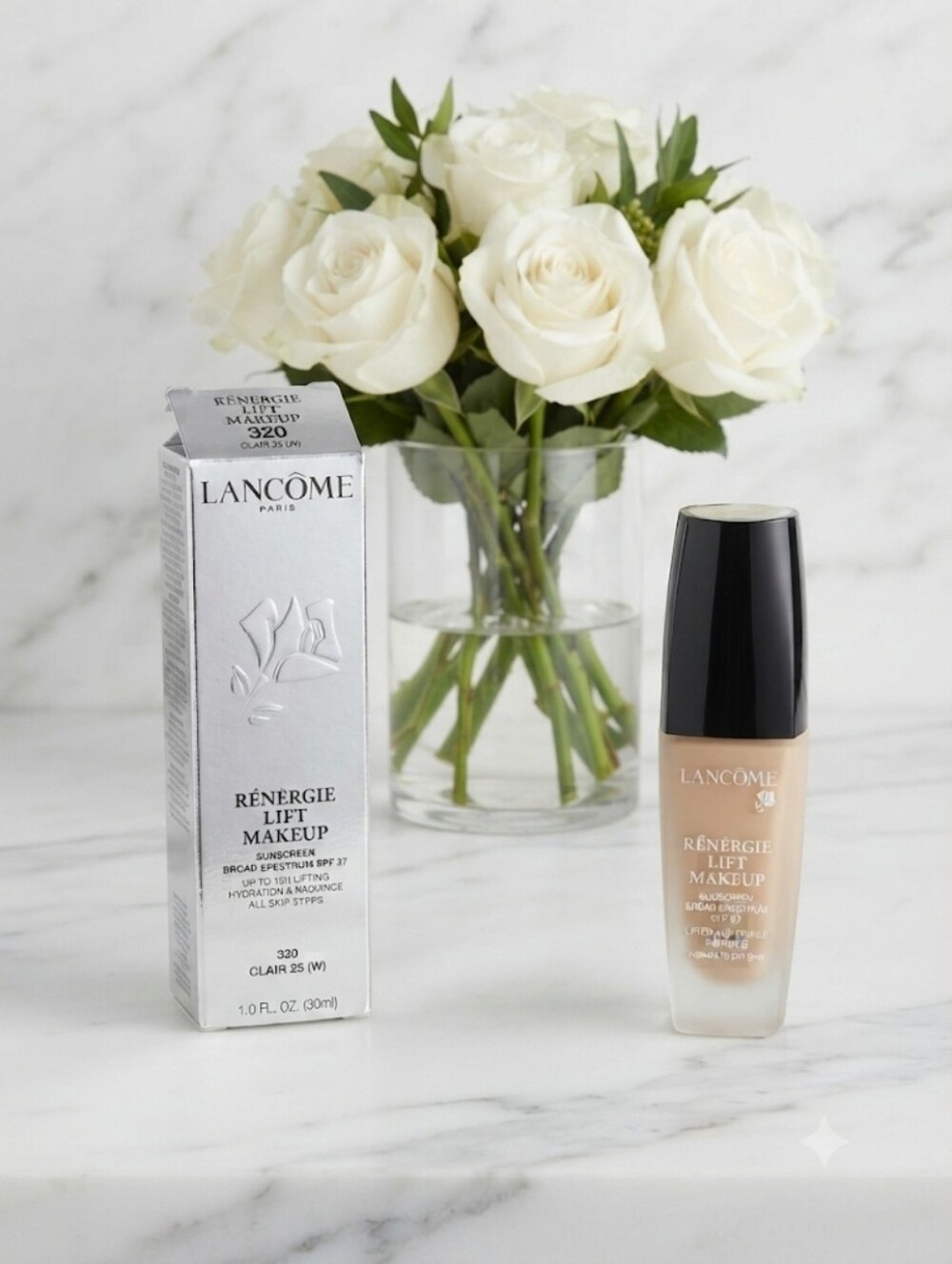 Lancome Renergie Lift Makeup Foundation 320 Clair 25 (W)☆ RARE ☆ | Read Below